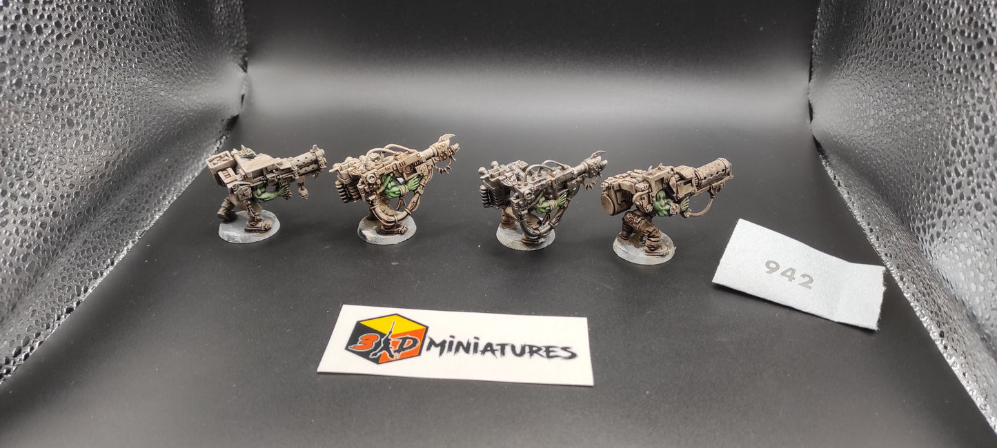(4) Ork Lootas Orks Warhammer 40k -942-