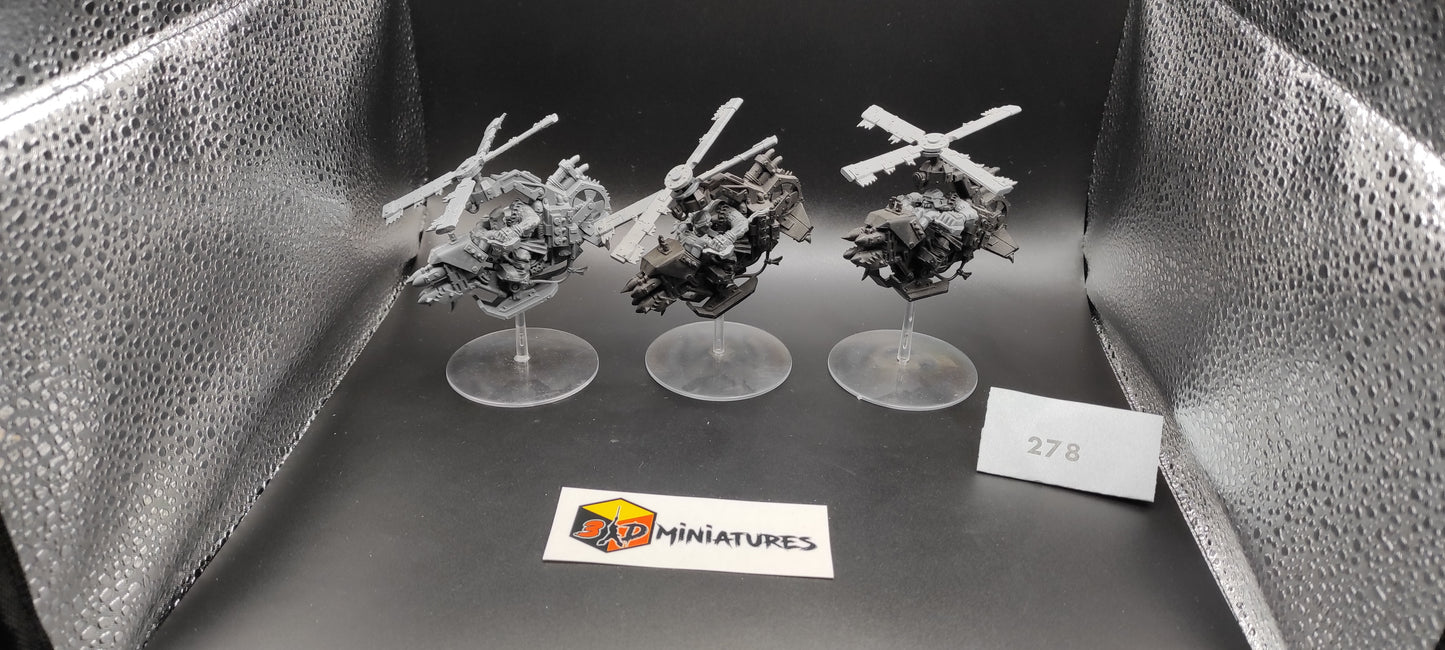 (3) Deffkoptas Orks Warhammer 40k -278-