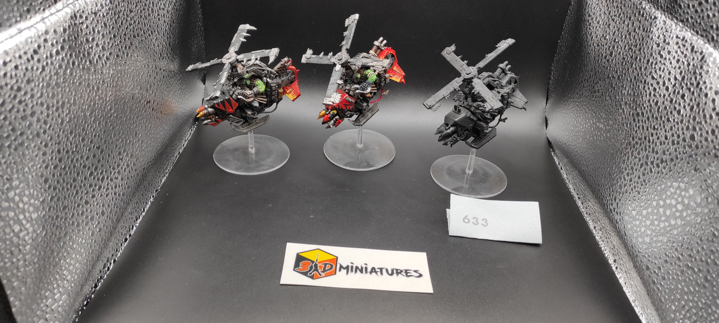 (3) Deffkoptas Orks Warhammer 40k -633-