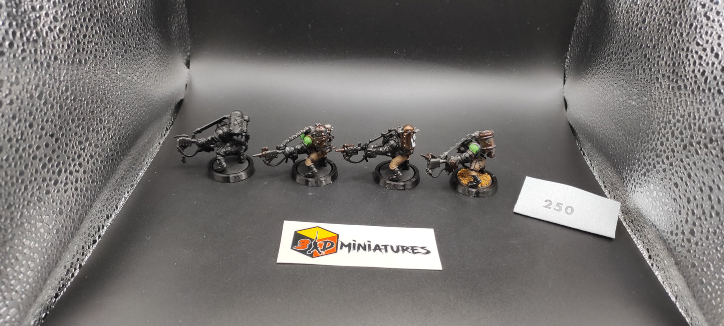 (4) Ork Burna Boyz Orks Warhammer 40k -250-