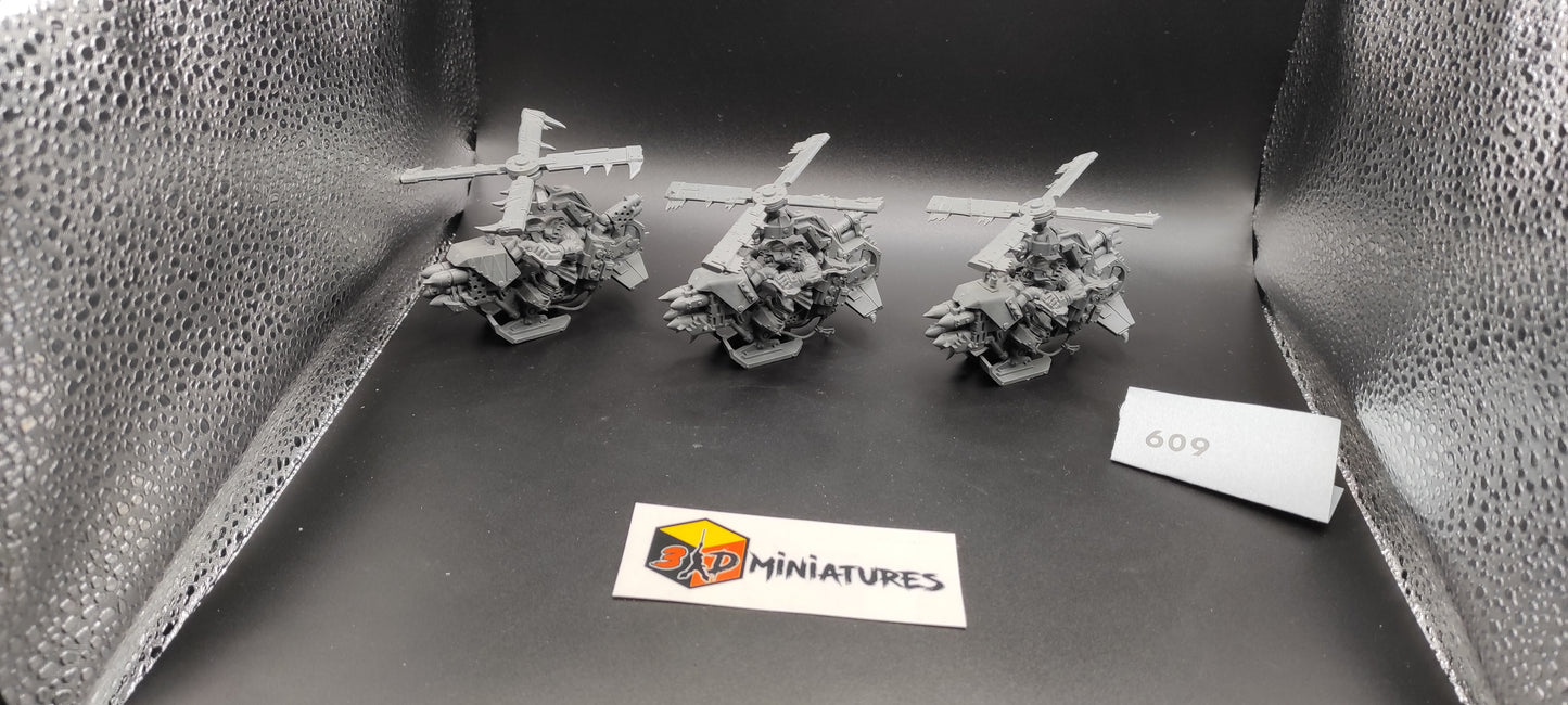 (3) Deffkoptas Orks Warhammer 40k -609