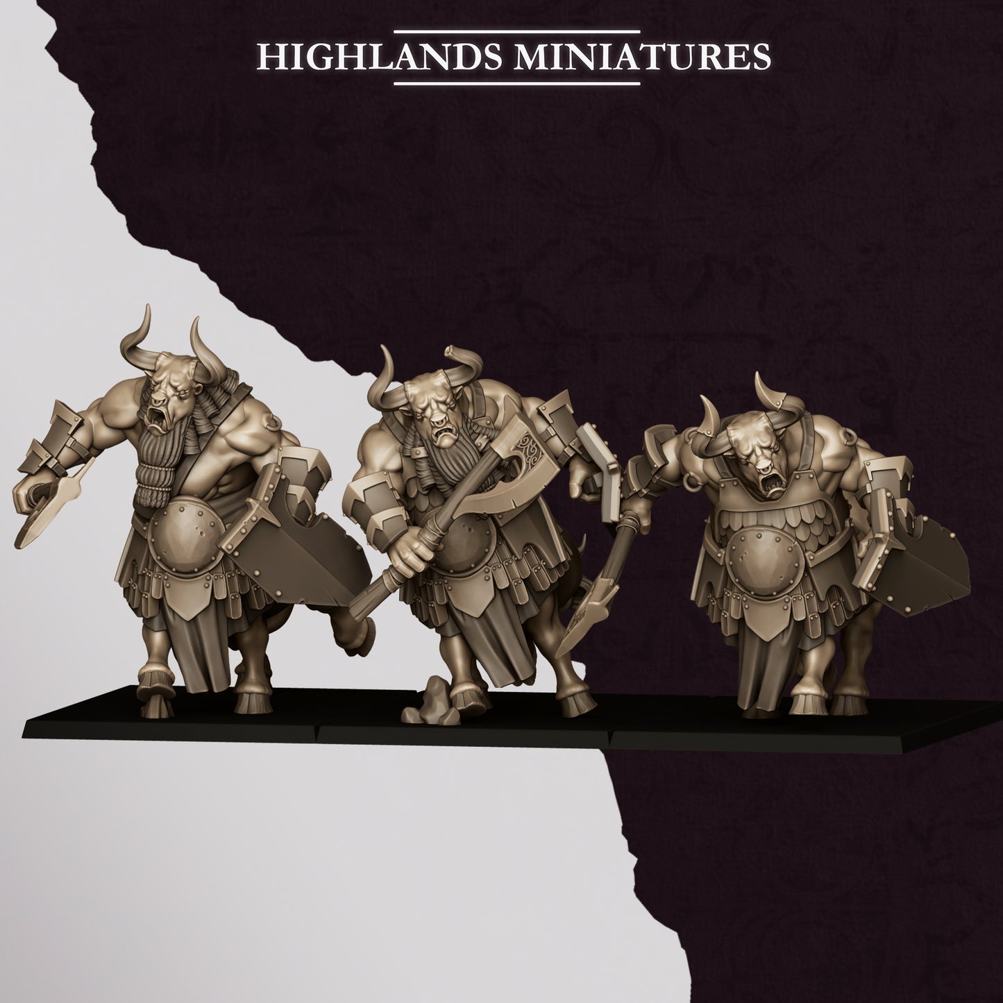 Marduk Minotaur Unit - Highlands Miniatures (3)