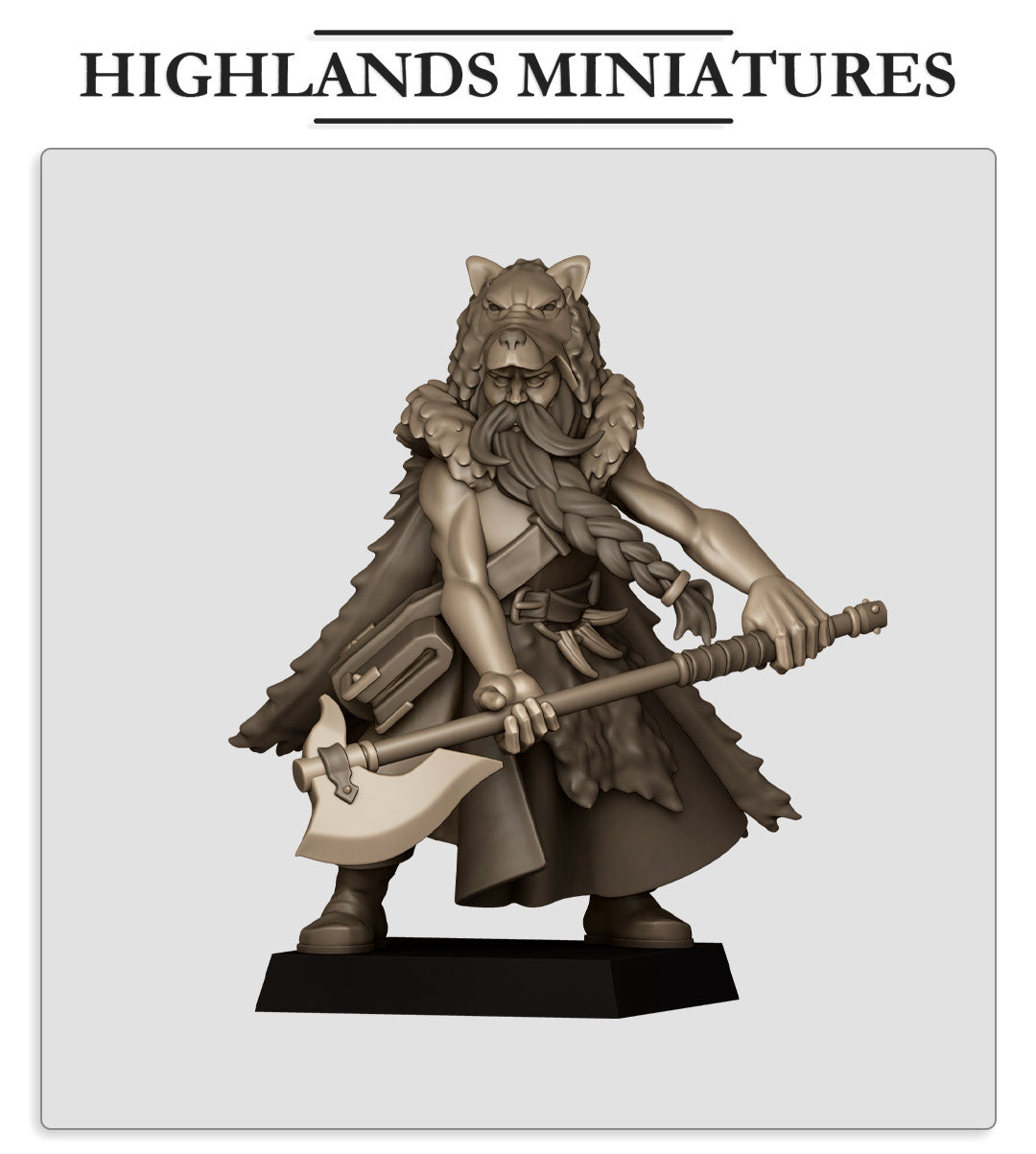 Mergenheim Druid - Highlands Miniatures (1)