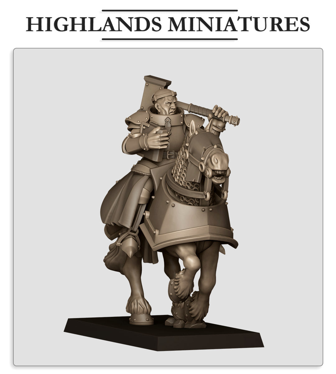 Mounted Sunland Battle Priest - Highlands Miniatures (1)