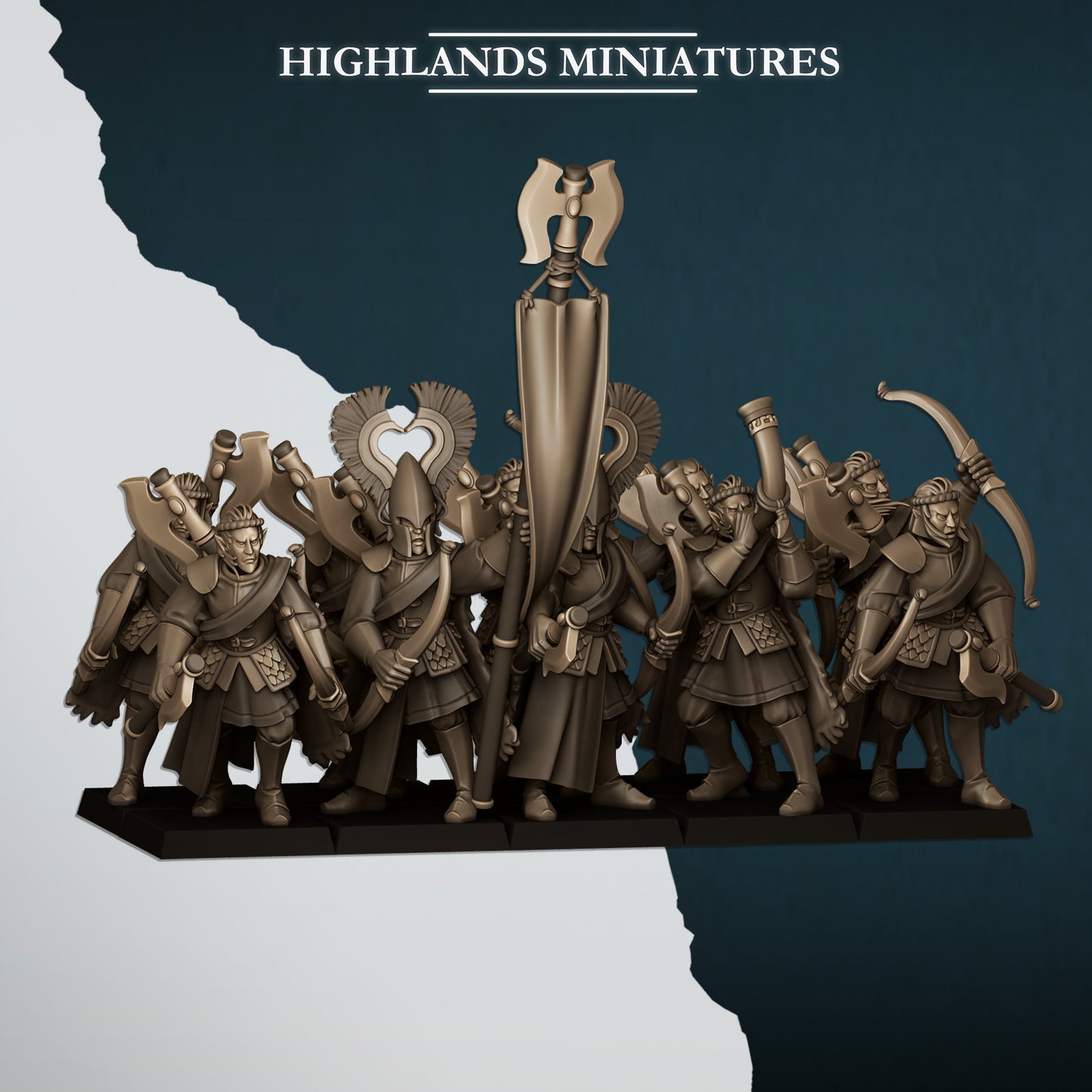 Nemean Lions with Bows - Highlands Miniatures (10)