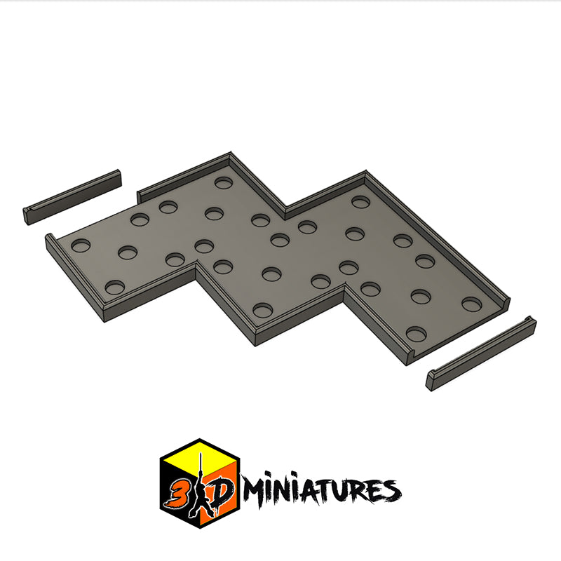 Skirmisher LOS MT Movement Tray for square Bases 30x30mm INFANTRY compatible with Warhammer TOW Old World