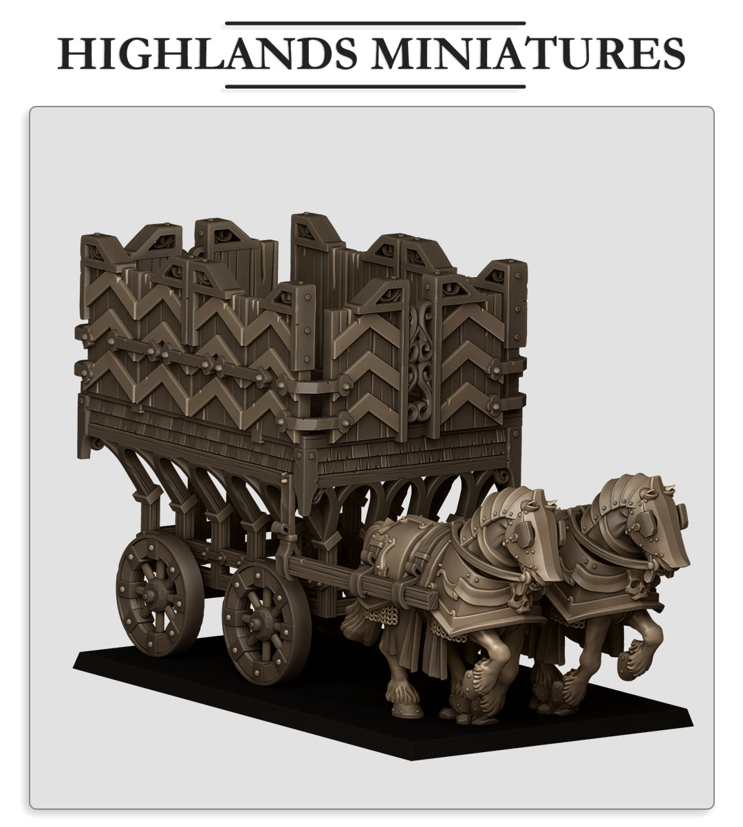Sunland Armored Wagon - Highlands Miniatures (1)