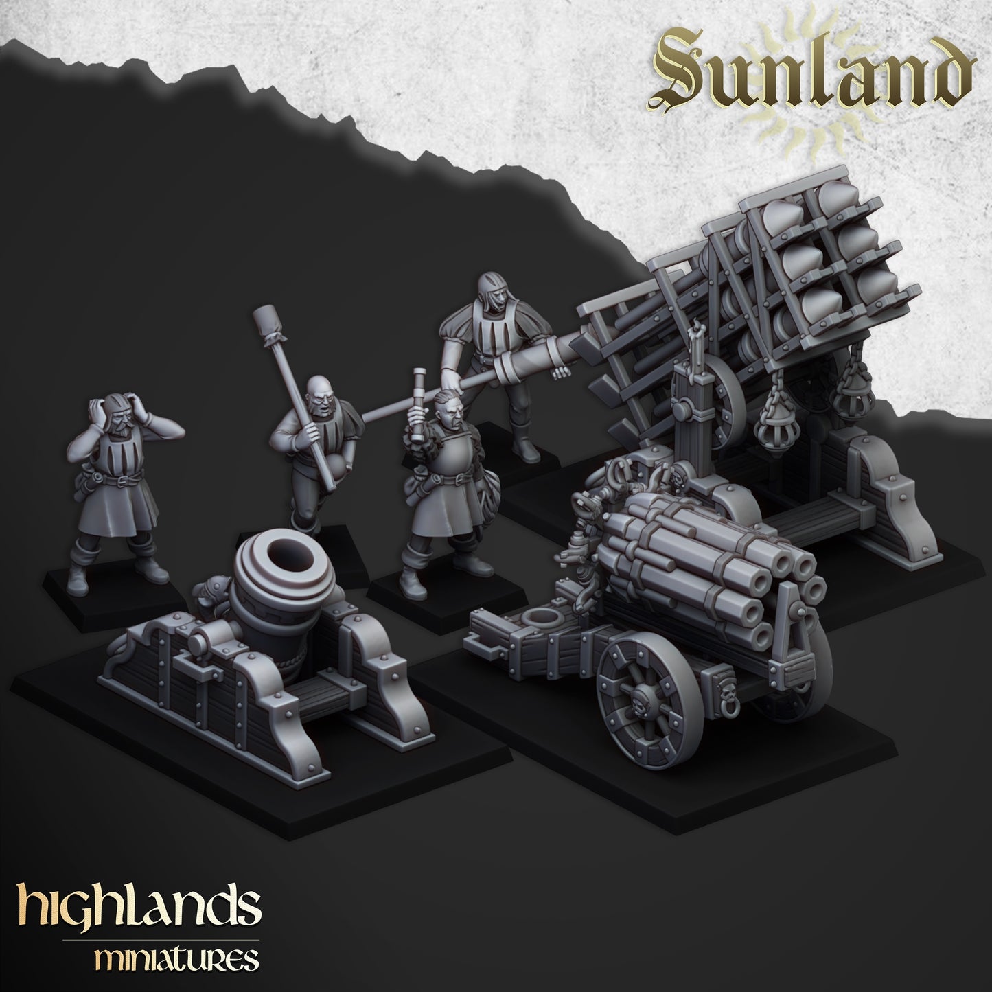 Sunland Artillery - Highlands Miniatures (1)
