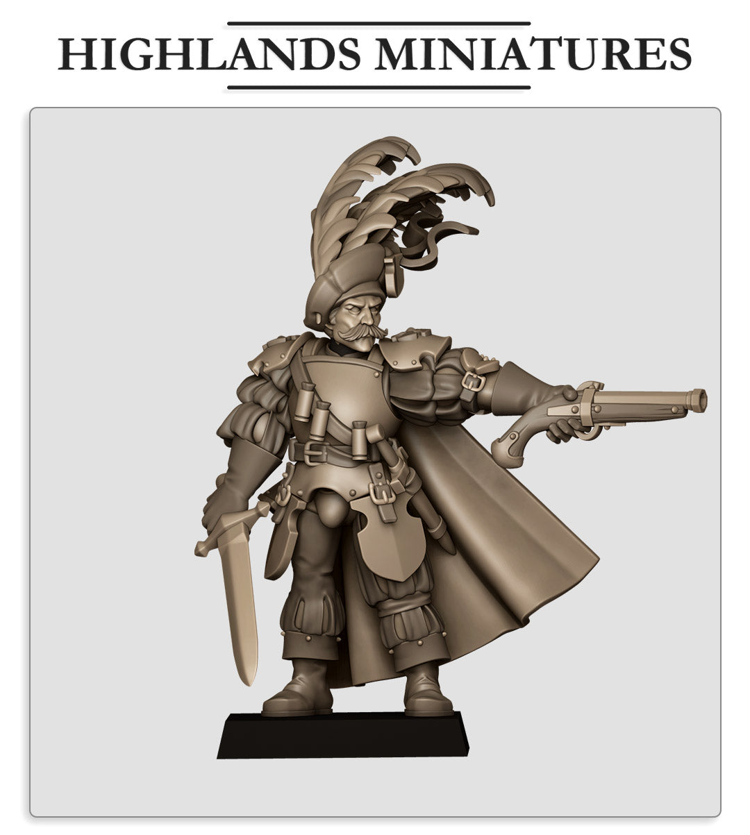 Sunland Captain 2 - Highlands Miniatures (1)