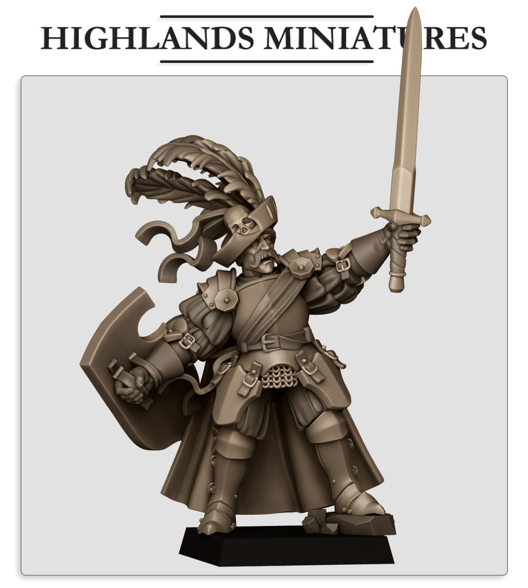 Sunland General on Foot - Highlands Miniatures (1)