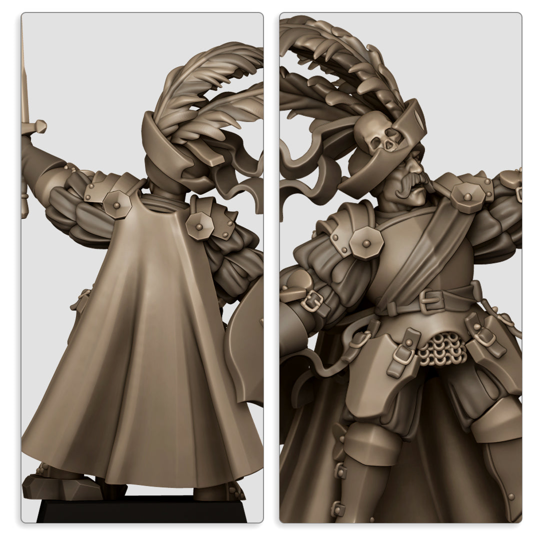 Sunland General on Foot - Highlands Miniatures (1)