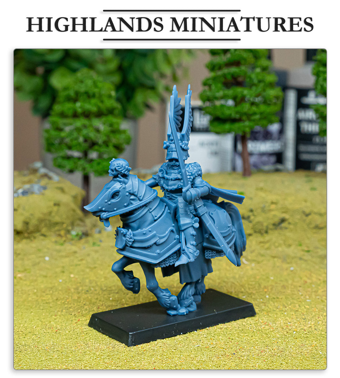 Sunland General on Horse - Highlands Miniatures (1)