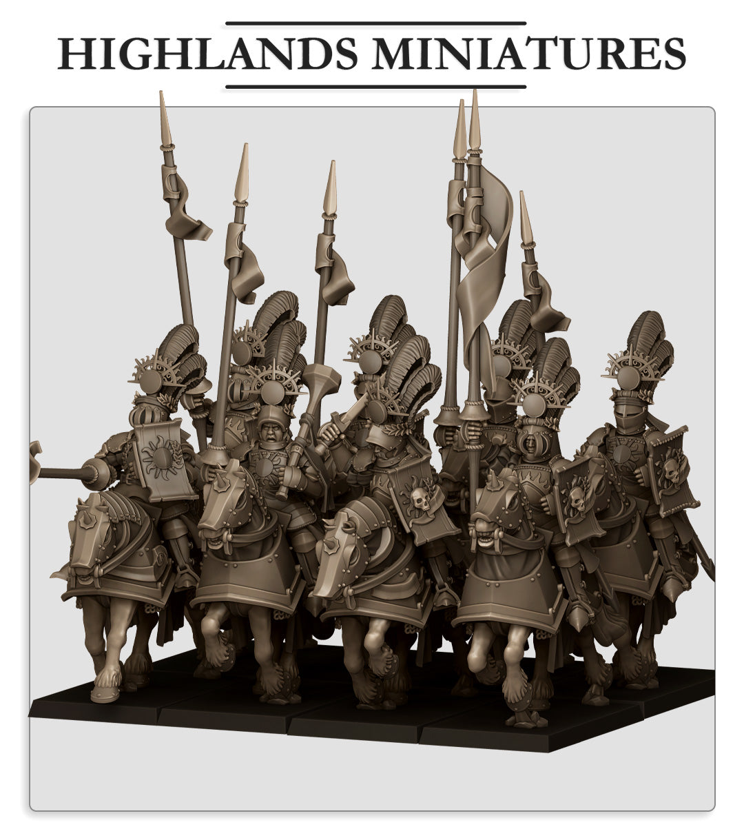 Sunland Golden Flames Knights - Highlands Miniatures (5)