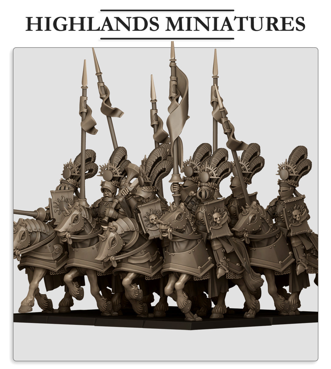 Sunland Golden Flames Knights - Highlands Miniatures (5)