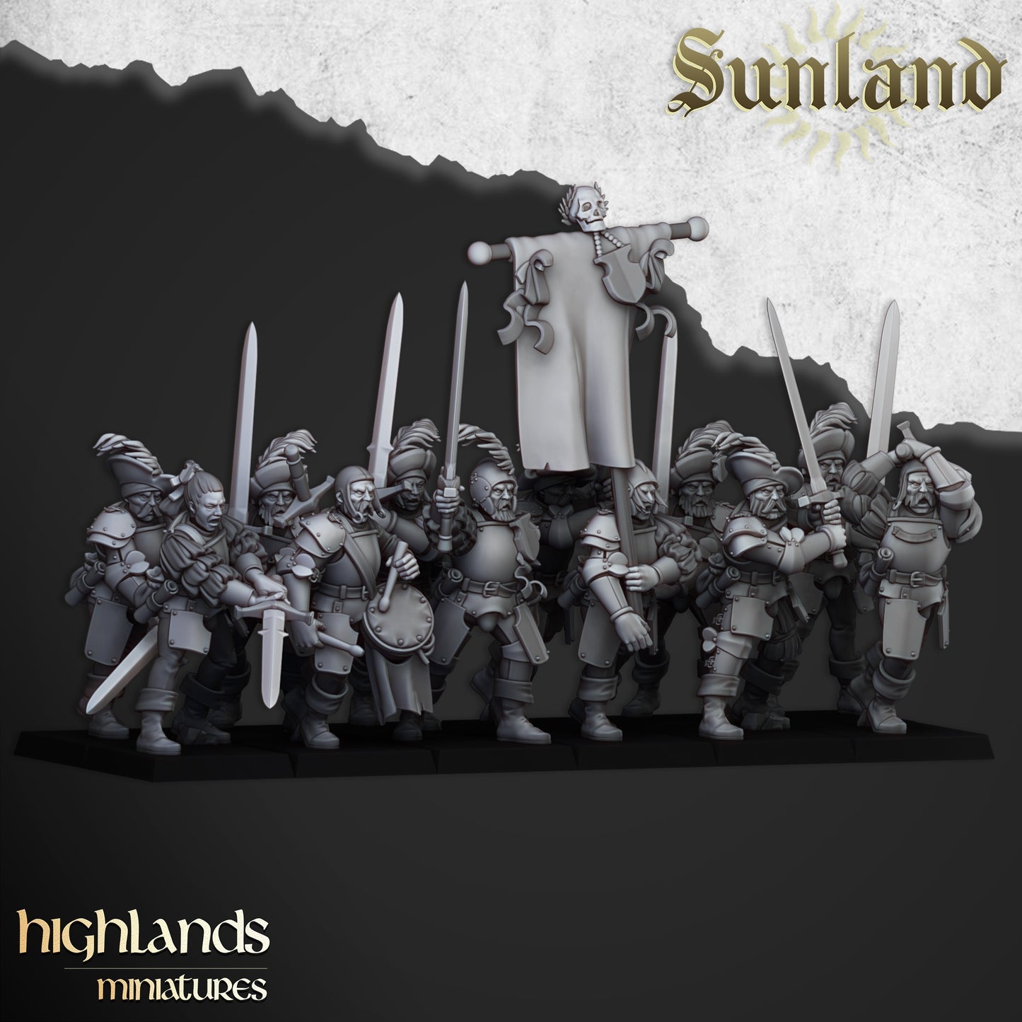 Sunland Landsknechts - Highlands Miniatures (10)