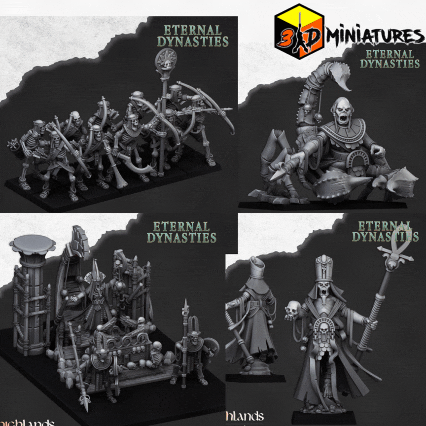 Bundle PROMO Eternal Dynasties - Highlands Miniatures (buy and save €€€)