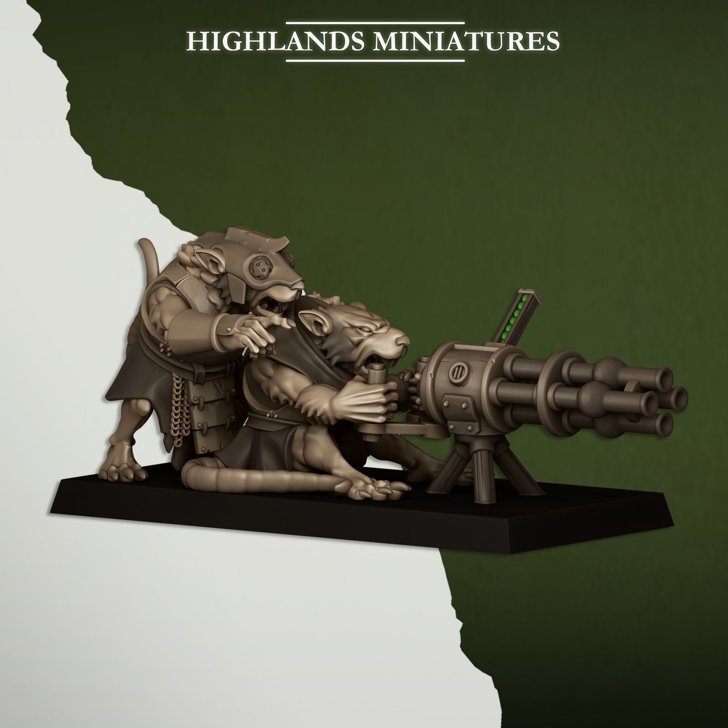 Vermin Gatling Gun - Highlands Miniatures (1)