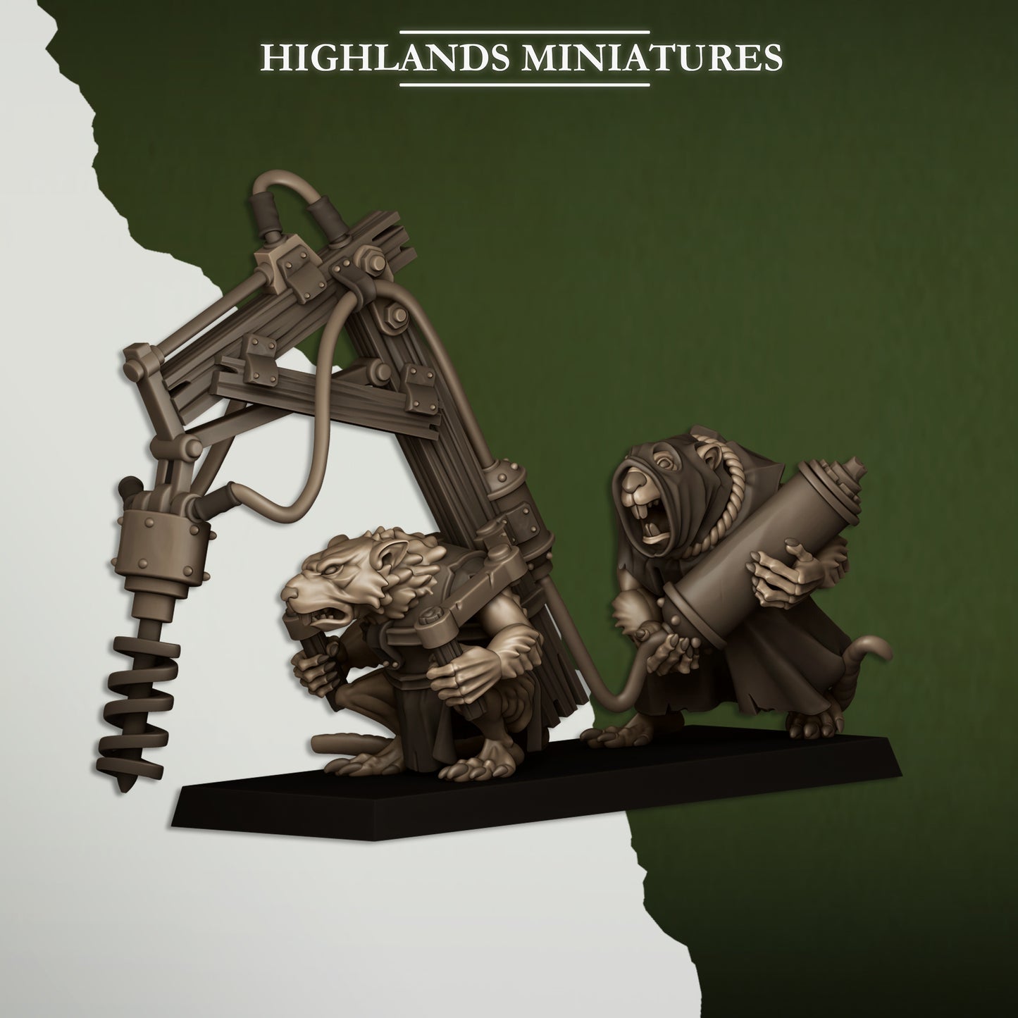 Vermin Heavy Drill - Highlands Miniatures (1)