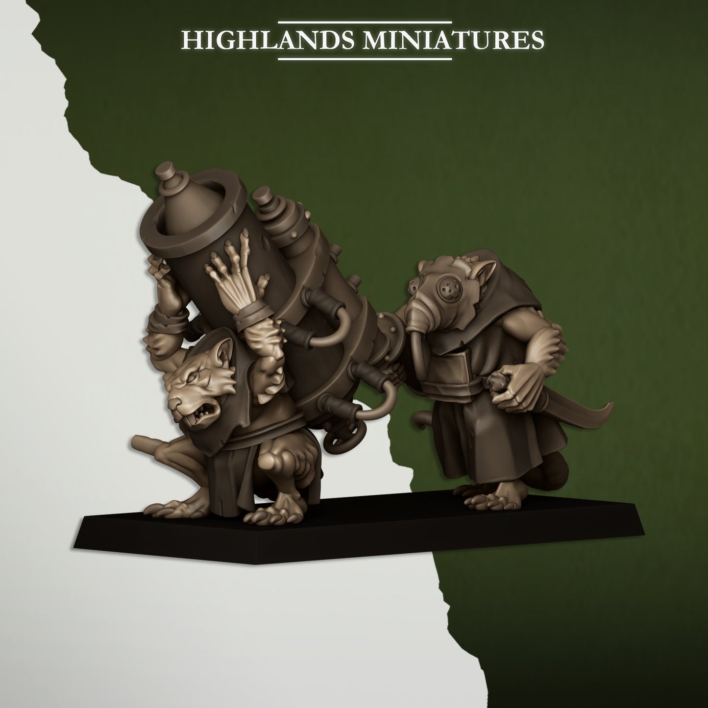Vermin Mortar - Highlands Miniatures (1)