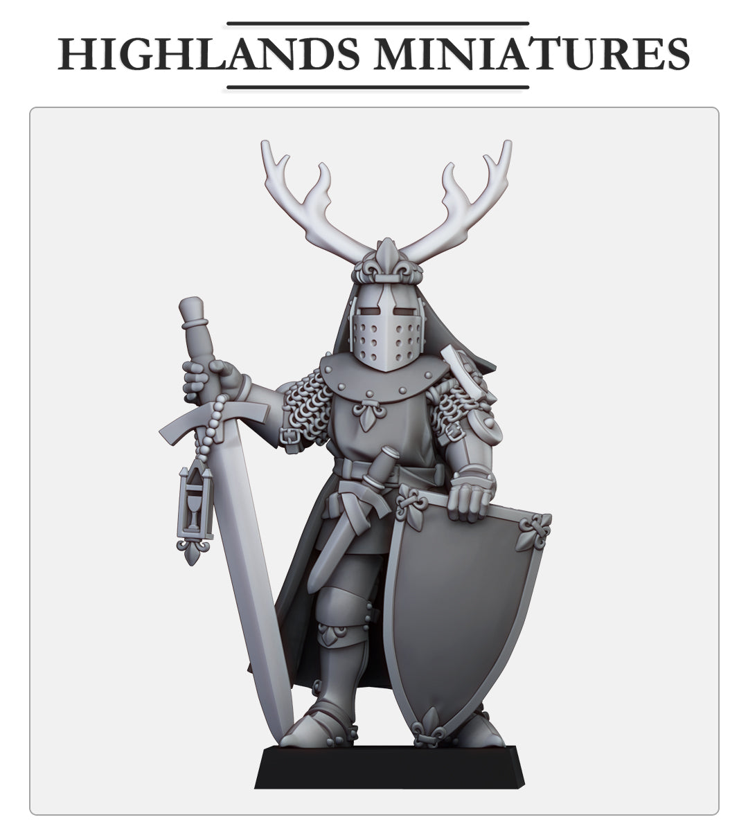 Dismounted Gallia Duke 1 - Highlands Miniatures (1)