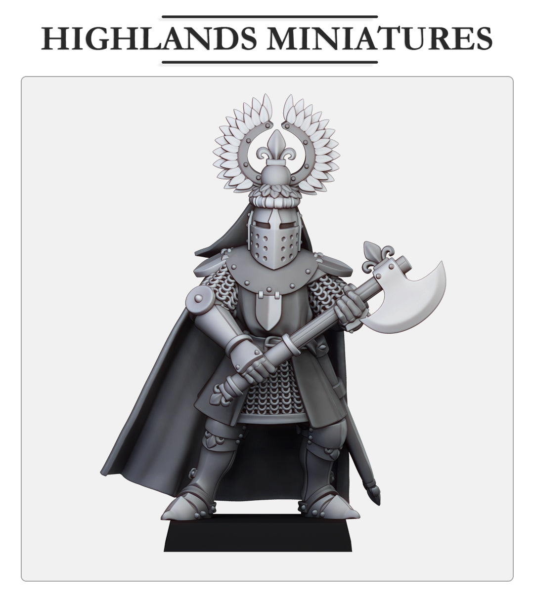 Dismounted Gallia Duke 2 - Highlands Miniatures (1)