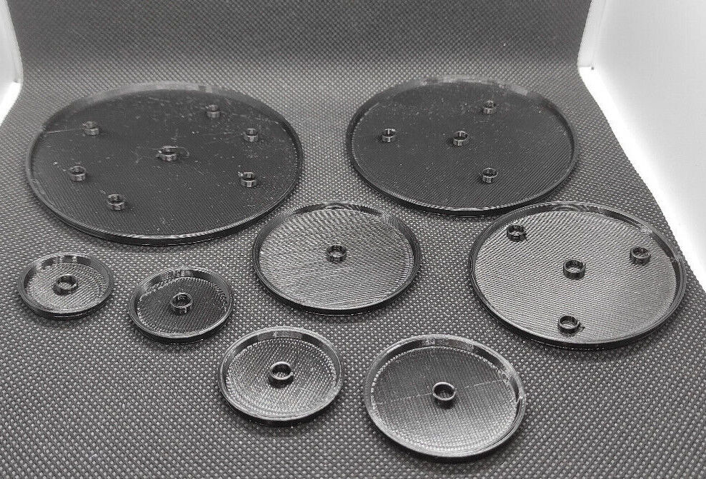 MB Movement Bases Round and Oval for Miniatures compatible with Warhammer TOW