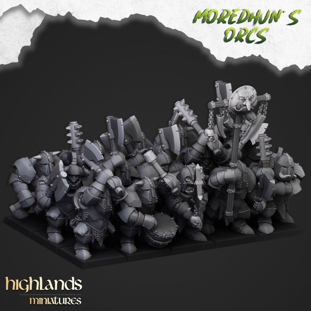 Armoured Orcs - Highlands Miniatures (10)