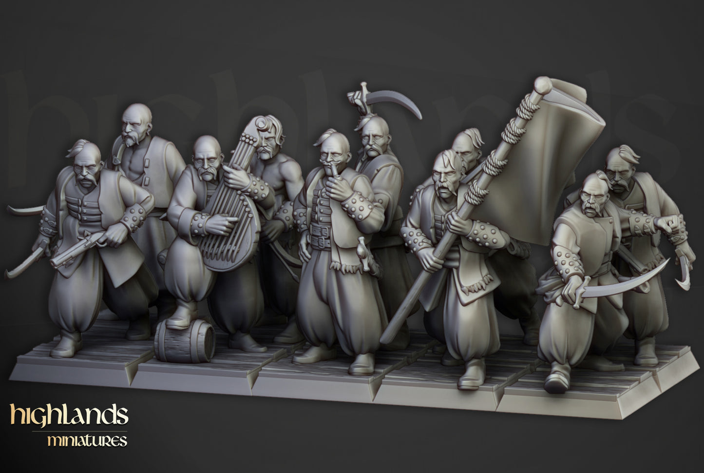 Harbor Cossacks - Highlands Miniatures (10)