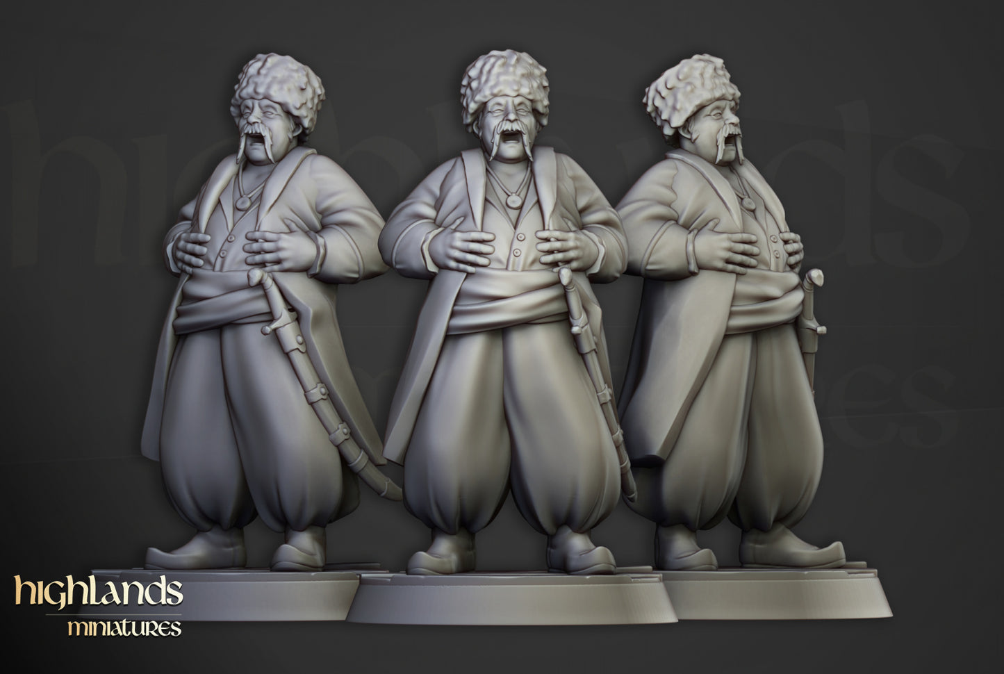 Cossack Leader - Highlands Miniatures (1)