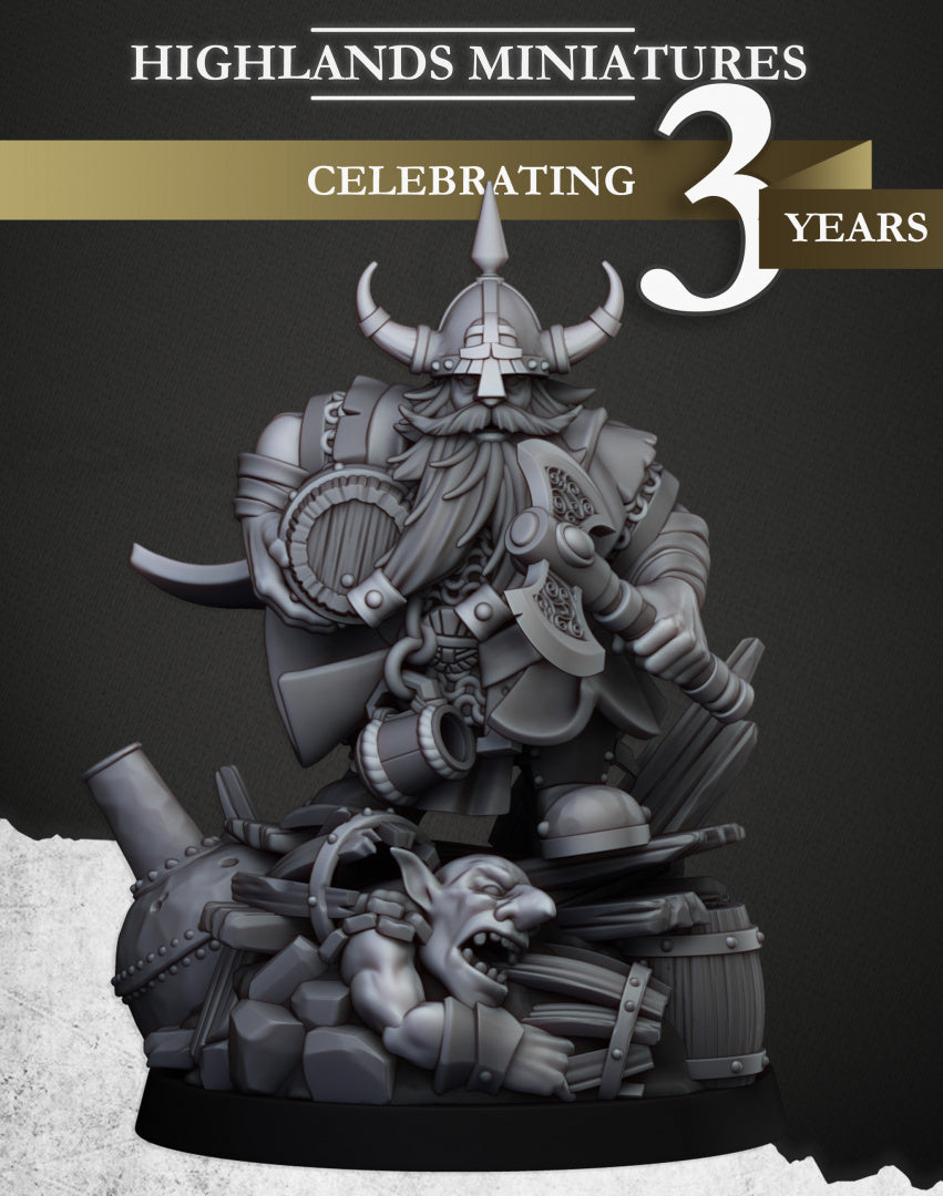 Dwarf Brewmaster - Highlands Miniatures (1)