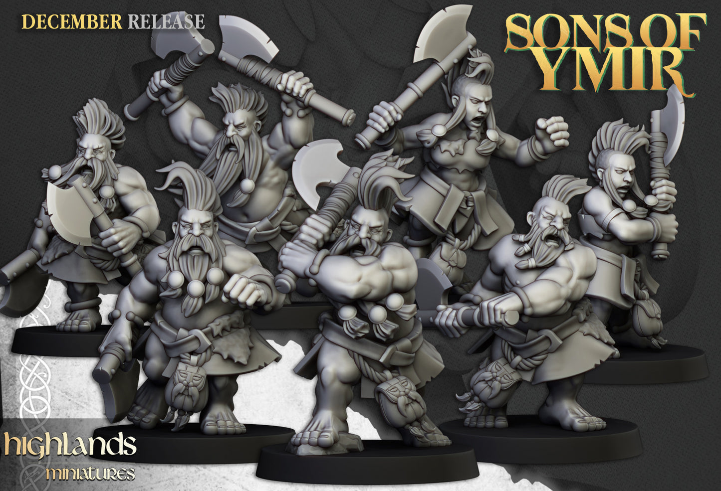 Dwarf Deathseekers - Highlands Miniatures (10)