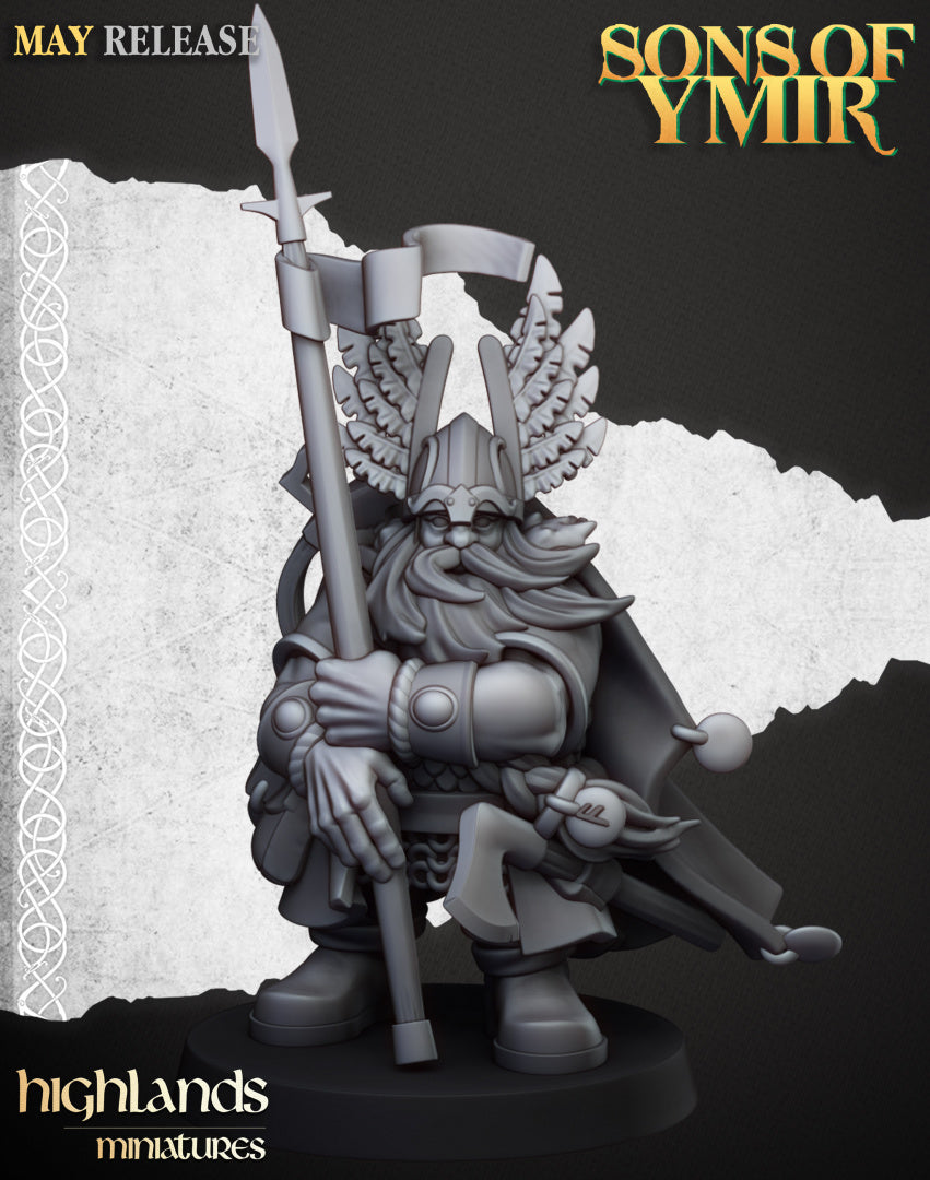Dwarf Mountain Lord - Highlands Miniatures (1)