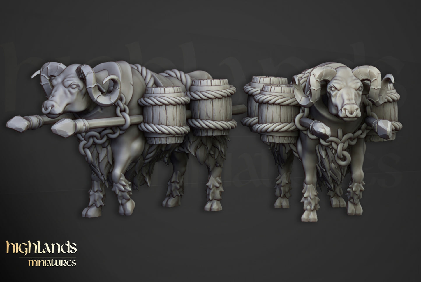 Explosive Yak - Highlands Miniatures (1)