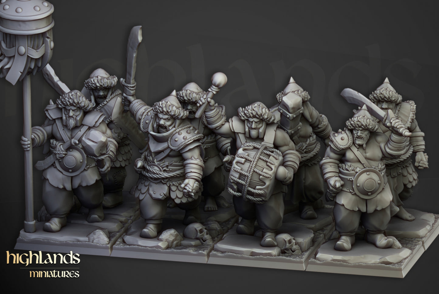 Khazarian Warriors - Highlands Miniatures (3)