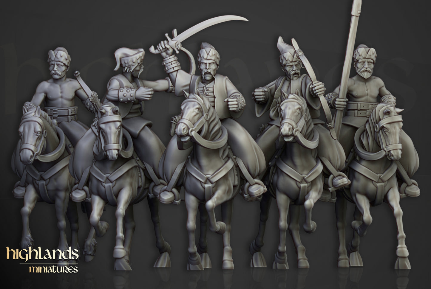 Cossack Light Cavalry - Highlands Miniatures (5)