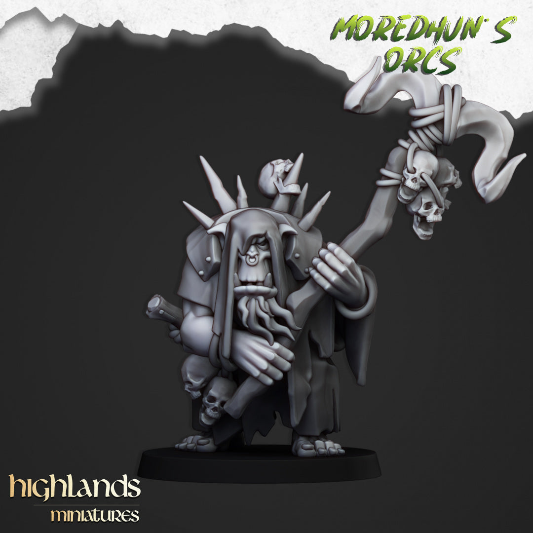 Orc Shaman B - Highlands Miniatures (1)