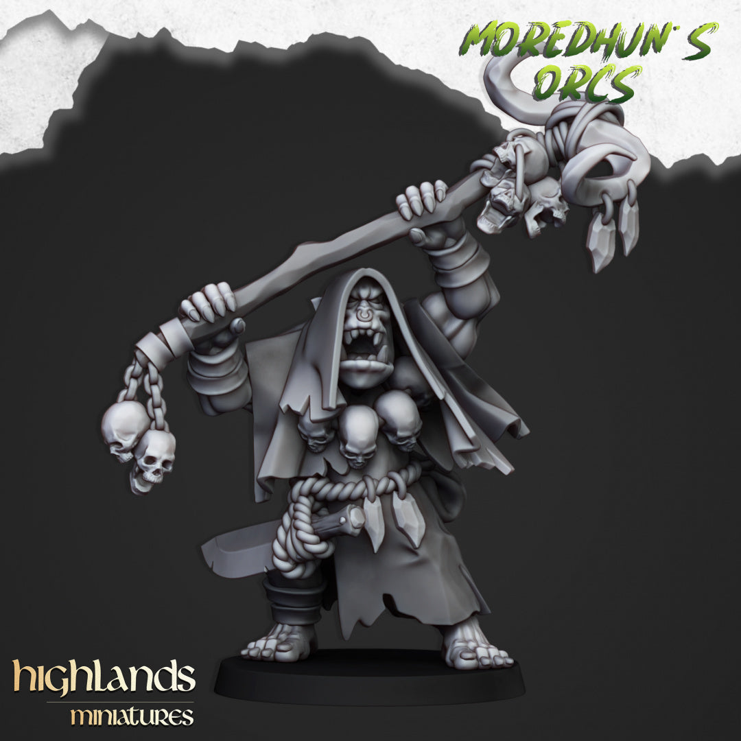 Orc Shaman A - Highlands Miniatures (1)