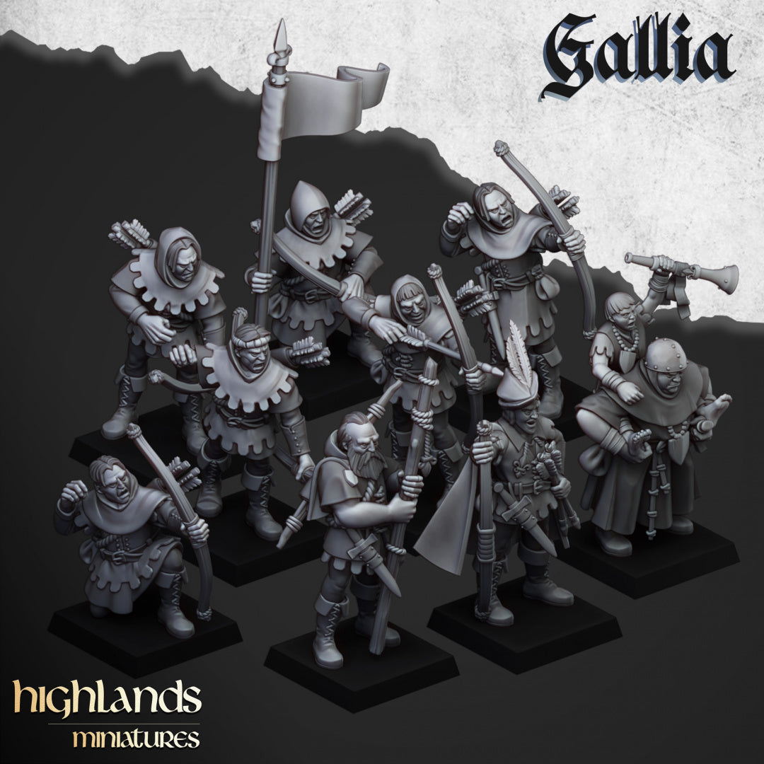 Robin Hood and the Sherwood Archers - Highlands Miniatures (10)