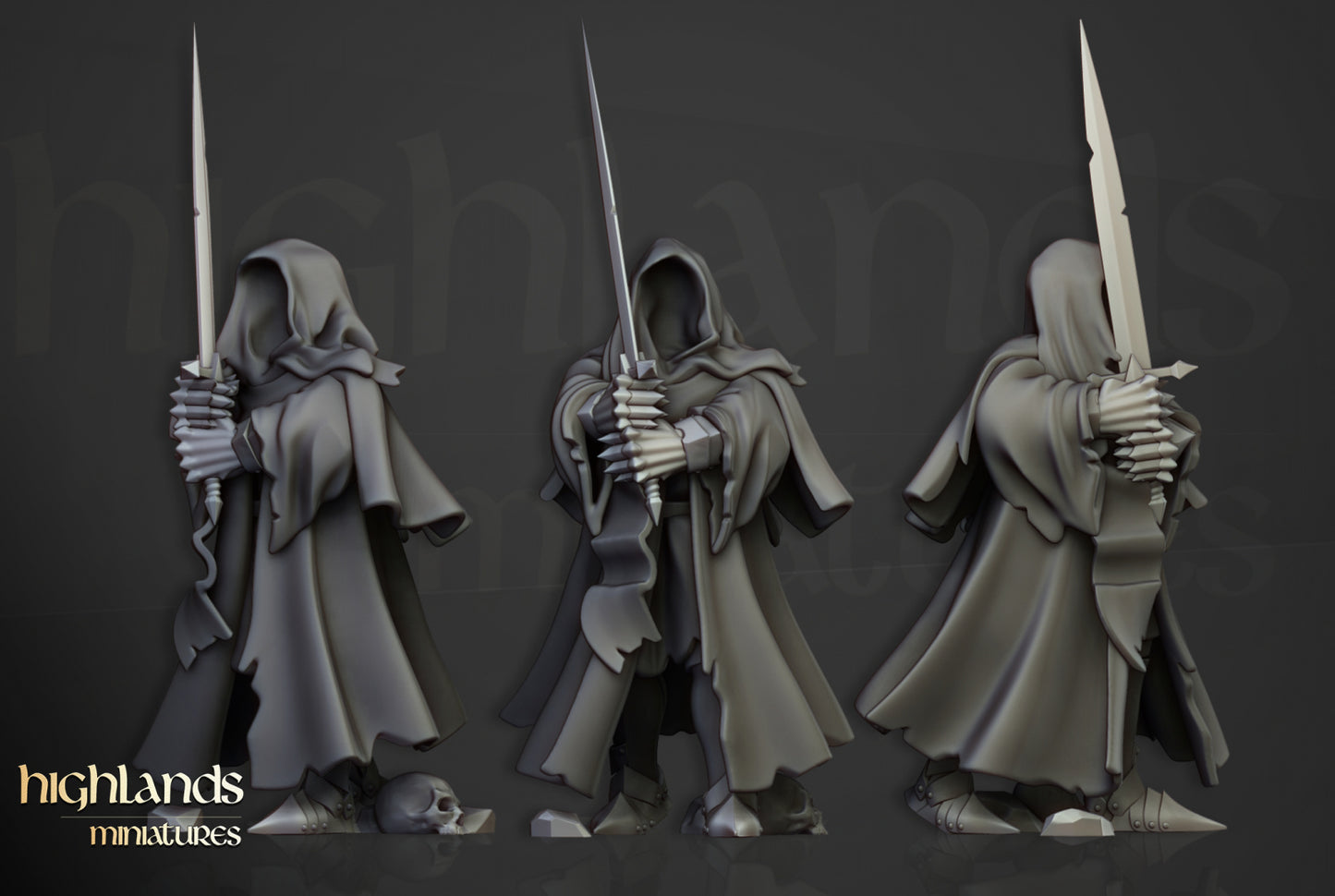 Spectral Commander - Highlands Miniatures (1)