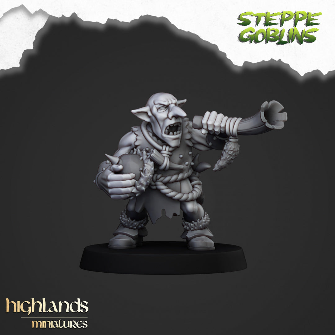 Steppe Goblins with spears - Highlands Miniatures (10)