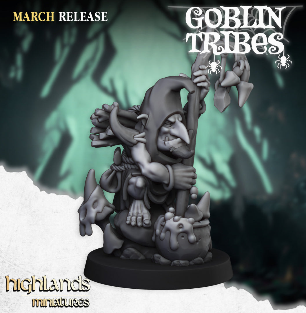 Swamp Goblin Shaman - Highlands Miniatures (1)