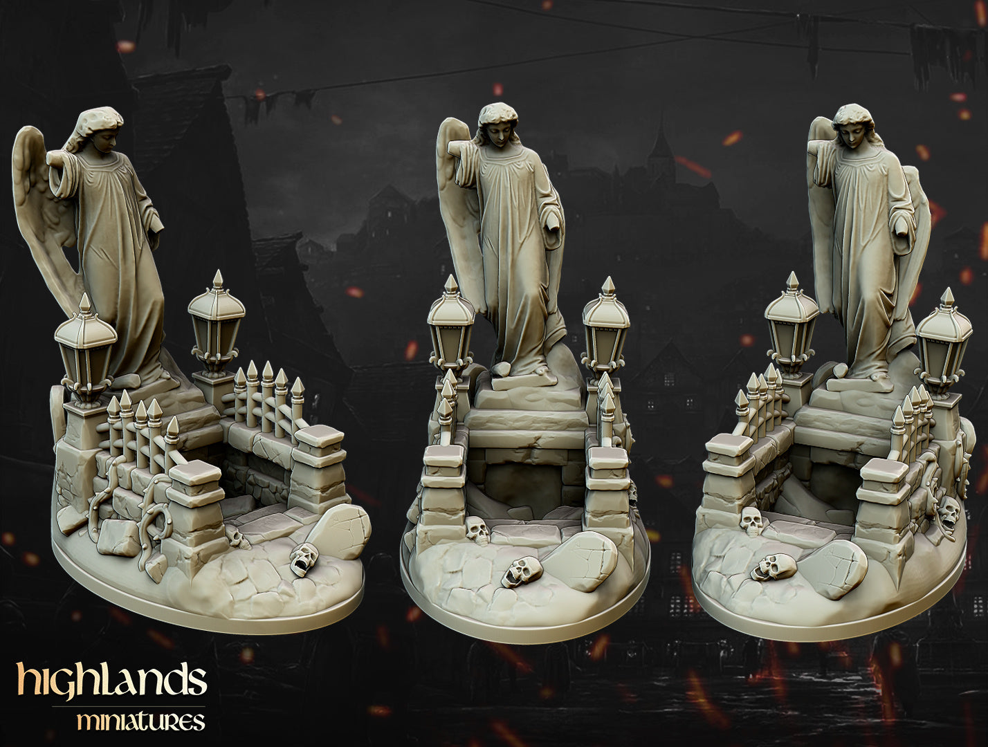 Lady Violet, the Spectral Widow - Highlands Miniatures (1)