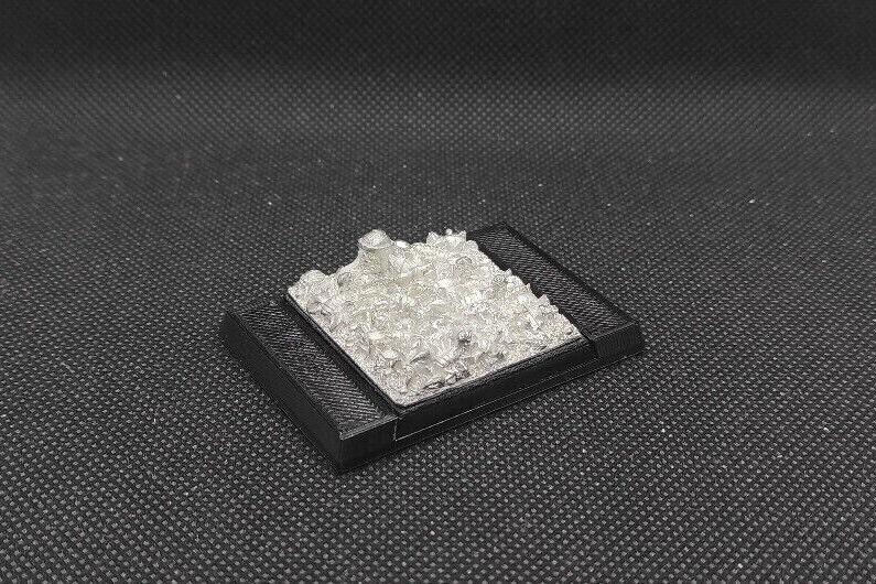 (3) Compatible With Warhammer TOW 3 square bases adapters Slide Fit Black 40x60 50x75