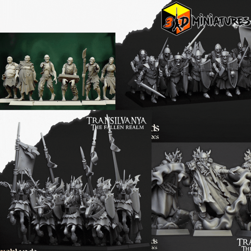 Bundle PROMO Transilvanya - The Fallen Realm - Highlands Miniatures (buy and save €€€)
