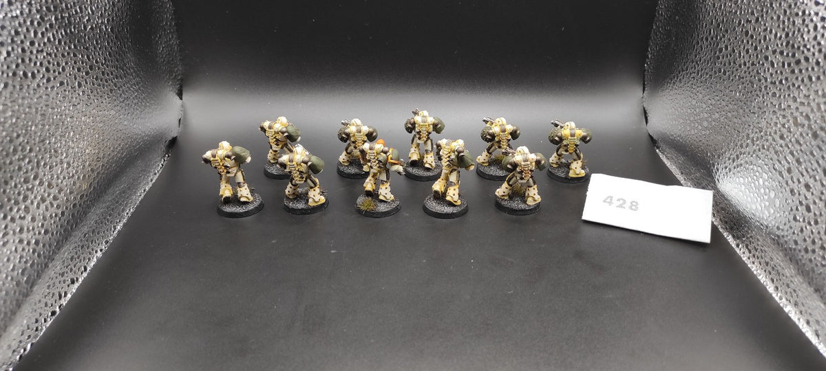 (10) 30k Space Marines Heresy Marines Death Guard OOP Death Guard Chaos Space Marines Warhammer 40k -1284-