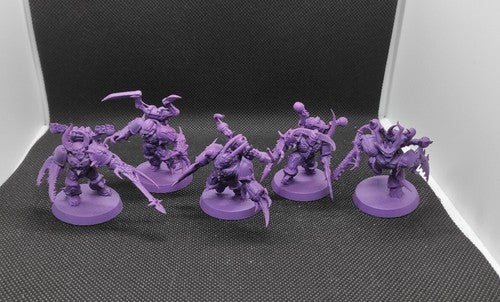 (5) Chaos Possessed Space Marines Warhammer 40k -1365-