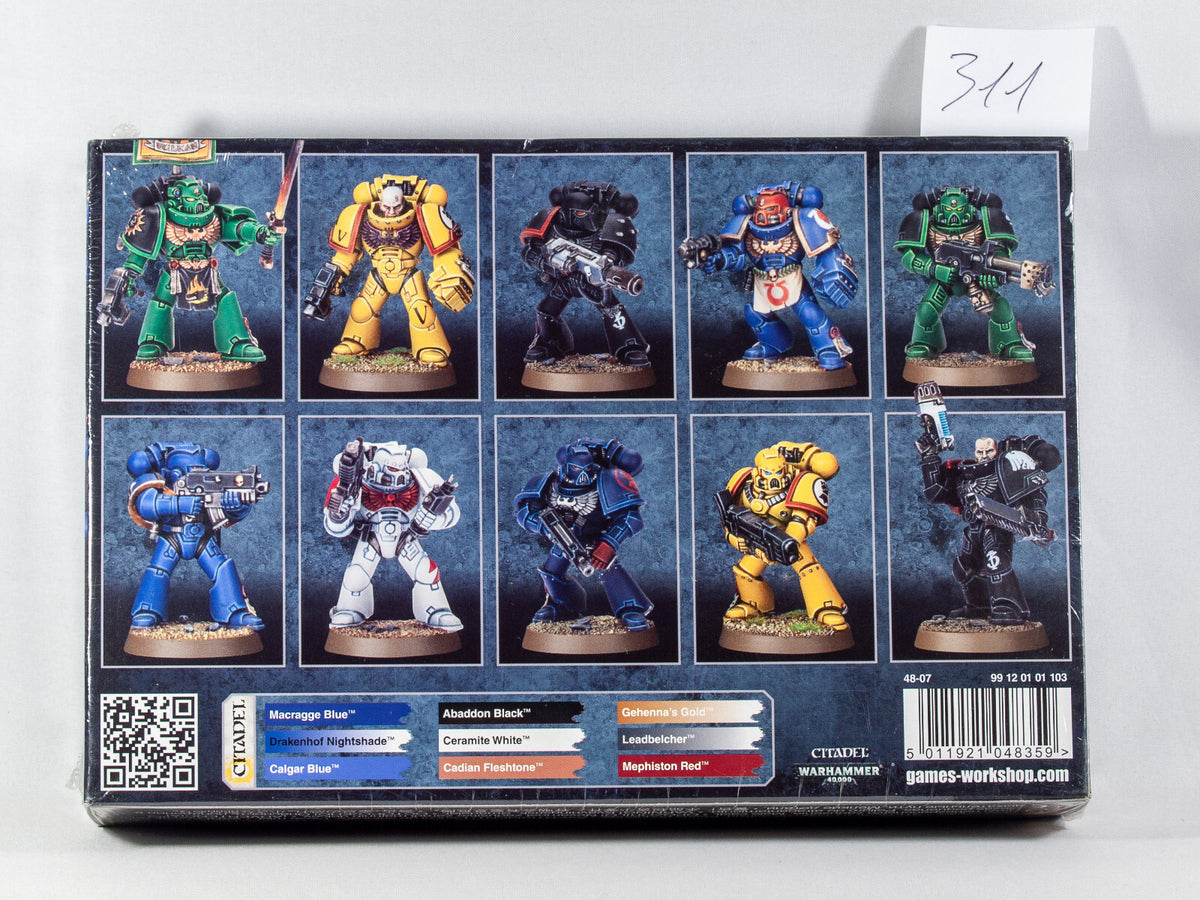(10) Like NEW Space Marine Tactical Squad Warhammer 40k -1991-