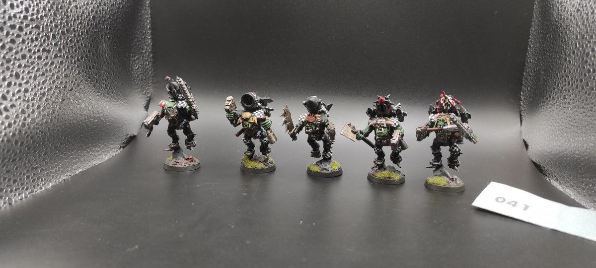 (5) Stormboyz Painted Orks Warhammer 40k -1660-