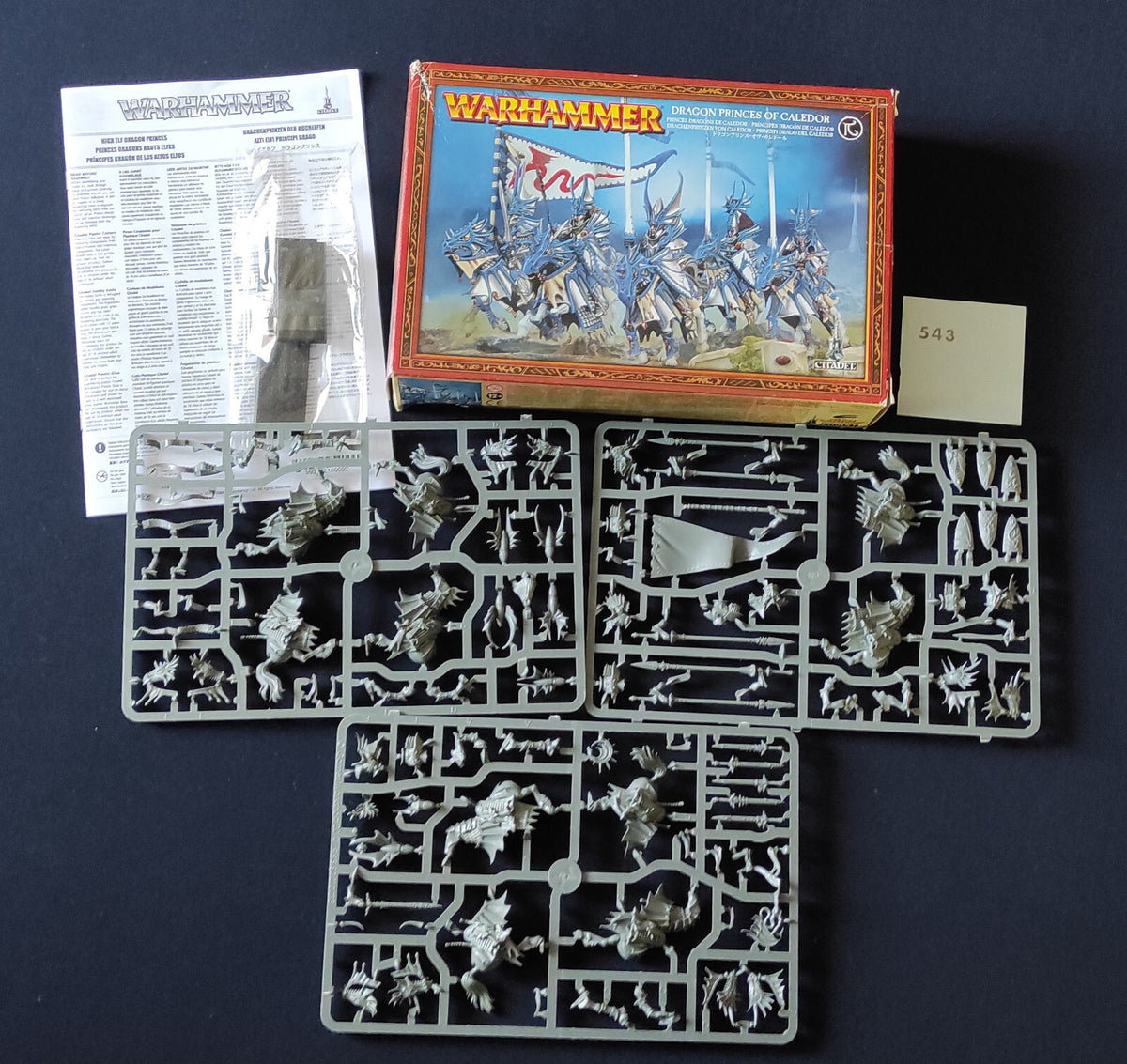 (5) TOW NEW Dragon Princes of Caledor High Elves Warhammer Fantasy Miniatures -2011-