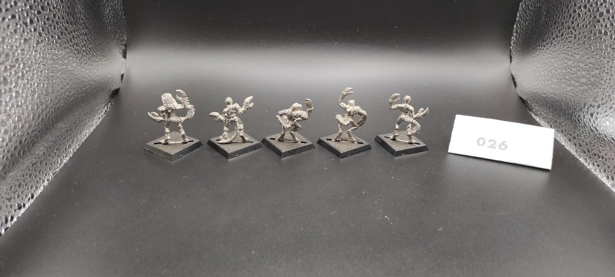 (5) Chaos Daemons Daemonettes METAL OOP Slaanesh Warhammer Fantasy Miniatures -1292-